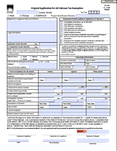 Homestead Exemption Form